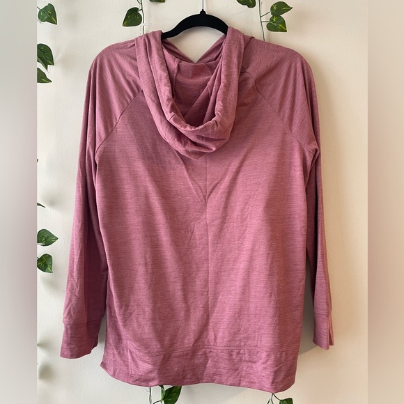 Hyba Athletics | Pink Hooded Athletic Sweater | Size Sm - Picture 3 of 3